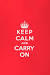 Blue Keep Calm And Carry