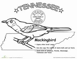 Learn about famous firsts in october with these free october printables. Tennessee State Bird Worksheet Education Com