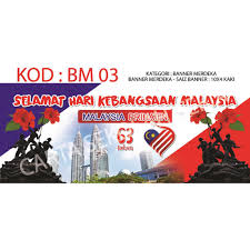 Malaysia bersih seperti diumumkan oleh menteri komunikasi dan multimedia, gobind singh deo pada 24 julai 2019. Bm03 Banner Banting Sambutan Hari Kemerdekaan Carta Merdeka 2020 Malaysia Prihatin Shopee Malaysia