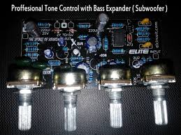 • capable of 0.4watts of power dissipation. Professional Tone Control Mono Bass Expander And Subwoofer Electronic Circuit