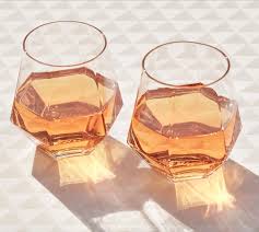 Drinking Glasses Radiant Set Of 2 Gifts For Art Lovers Glass Gifts Glass