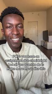 Pov Doing Homework at Night