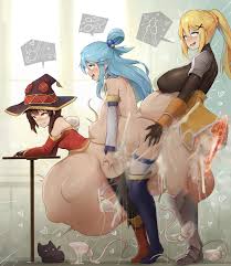 Rule34 - If it exists, there is porn of it  sinensian, aqua (konosuba),  darkness (konosuba), megumin  4228902