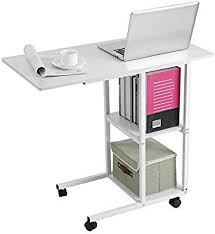 Amazon Com Cocoarm Overbed Table Mobile Desk Cart Adjustable Laptop Cart Laptop Notebook Desk With Wheels Hospital An Desk Laptop Table For Bed Mobile Desk
