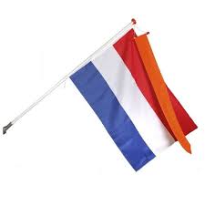 Bestel de nederlandse vlag bij de vlaggenclub. Complete Nederlandse Vlag Met Stok Civ Lauwersoog Harlingen