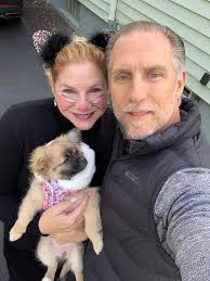 Sweetness! I love how the babies are checking each other out!  ❤️#sweetfamily #sweetpuppy