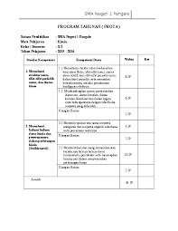Jika dalam proses pengunduhan rpp kimia sma kurikulum 2013 revisi ini tidak sesuai atau terjadi masalah silahkan untuk menuliskan saran kritik via perangkat pembelajaran kurikulum 2013 sma revisi terbaru ini dapat juga anda terapkan langsung hanya dengan mengganti datanya saja, tetapi. Doc Program Tahunan Kimia Kelas X Nasra Wati Academia Edu