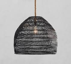 Flora All Weather Wicker Outdoor Pendant Outdoor Pendant Outdoor Pendant Lighting Wicker Pendant Light