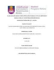 Sarjana muda pendidikan (pengajaran bahasa inggeris sebagai tempoh pengajian antara 2 hingga 4 semester bergantung kepada pencapaian akademik. Kajian Sosiolinguistik Dalam Komuniti Minoriti Di Malaysia Pdf Lg241 Ijazah Sarjana Muda Pengajian Bahasa Gunaan Kepujian Bahasa Melayu Komunikasi Course Hero