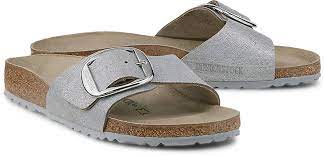 Birkenstock Madrid Big Buckle Silber Gortz 48053503