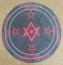 Star Ruby Thelemic Magical Ritual Circle Cloth - Etsy