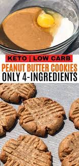 Best 4 Ingredient Keto Peanut Butter Cookies Low Carb Peanut Butter Cookies Keto Peanut Butter Cookies Low Carb Cookies