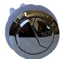 Chrome Dual Flush Toilet Flush Top of Tank Button (48-mm) - NuFlush