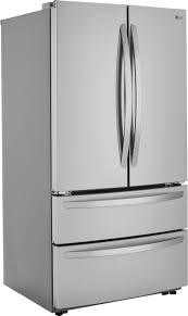 Check spelling or type a new query. Lg 26 9 Cu Ft 4 Door French Door Refrigerator With Internal Water Dispenser And Icemaker Printproof Stainless Steel Lmws27626s Best Buy
