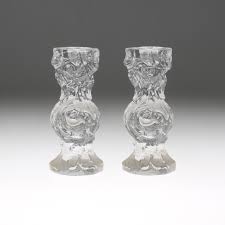 Ca 10 x 10 cm (3.9″ x 3.9″) weight: Bilder For 691517 Ljusstakar Ett Par Glas Christer Sjogren Lindshammar Auctionet