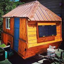 Man Converts Pop Up Trailer Into Micro Cabin On Wheels Pop Up Trailer Remodeled Campers Cabin