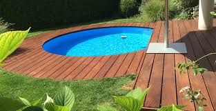 Poolumrandung 01 Poolumrandung Holz Pool Umrandung Garten Liegestuhl