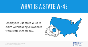 State W 4 Detailed Withholding Forms By State Chart
