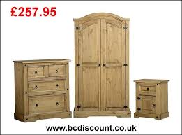 The Corona Mexican Pine Bedroom Set Consists Of An All Hanging Wardrobe With In Solid Wood Bedroom Furniture Wood Bedroom Furniture Sets Wood Bedroom Furniture
