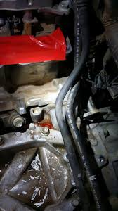 It appears to be leaking from just behind the alternator on the drivers side. Coolant Leak From What Appears To Be Center Rear Of Motor Ih8mud Forum