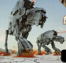 At M6 Gorilla Walkers From Star Wars Episode Viii The Last Jedi Star Wars Images Star Wars Spaceships Walker Star Wars