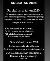 Saya sudah menyediakan 32 macam puisi bertema perpisahan lengkap yang bisa digunakan untuk tugas sekolah maupun untuk diberikan kepada seseorang yang kamu sayangi. Puisi Perpisahan Sekolah Smp Masnurul