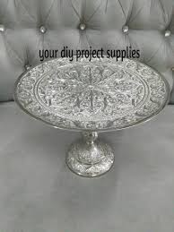 Pastikan kain yang digunting melebihi dari saiz dulang. Dulang Hantaran Tembaga Silver Your Diy Project Supplies