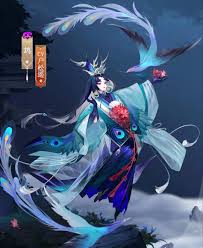 阴阳师鸩典藏青鸾华影皮肤一览青鸾华影造型欣赏