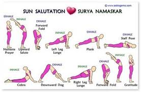 Wallet Card Sun Salutation Guide