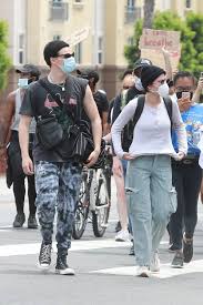 He has created his own blend of alternative rock: Halsey Protesting With Yungblud In Hollywood Gotceleb