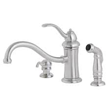 Maybe you would like to learn more about one of these? Pfister Marielle Single Handle Mid Arc Standard Kitchen Faucet With Side Sprayer And Soap Dispenser In Stainless Steel Gt34ptss The Home Depot Kitchen Faucet Single Handle Kitchen Faucet Stainless Steel Faucets