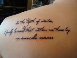 Love This Quote Love This Tattoo Tattoo Quotes Tattoos Literary Tattoos