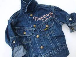 Custom embroidered rain jackets and ponchos. Custom Embroidered Denim Jacket Sid Nyc