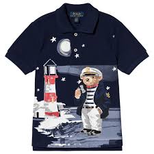 Ralph Lauren Bear Polo Navy Babyshop Com