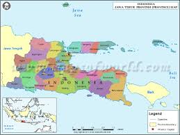 Sebelum sampai ke pembahasan atlas jawa timur, mari sedikit kita menengok ke belakang. Jawa Timur Map Map Of Jawa Timur Province Indonesia