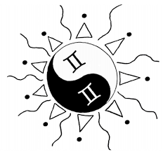 Gemini Ying Yang Sun Tat Idea Gemini Tattoo Gemini Art Gemini Sign