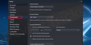 In settings, choose downloads section. Fix Failed To Load Steamui Dll Steam Fatal Error Device Tricks