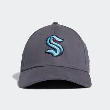 Adidas Seattle Kraken Flex Cap Black Adidas Us