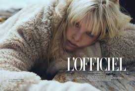 L Officiel Ukraine Dez 2024 Concept/Styling/Production: Petra Wiebe Photo:  Verena Heller-Ghanbar Retouch : Retusch Hair/Make up: Carsten Richert  Model: Alison Uetz