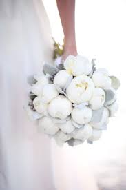 Wedding Bouquet Flowers Winter Wedding Bouquet White Peonies Bouquet Wedding Bouquets