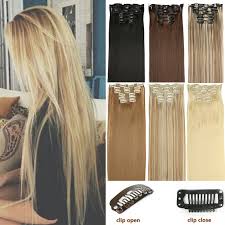 Extra attention and care is exercised during the entire manufacturing process. Long Blonde Hair Synthetic Clips In Hair Extensions Straight 22 140g 16 Clips False Hair Pieces Brown Black White Color Clip In Hair Clip In Hair Extensionsclip Ins Aliexpress