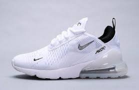 Mens Womens Nike Air Max 270 Sneakers White White Black Ah8050 100 Ah8050 Black Sneakers White Wom Mens Nike Shoes Nike Air Max For Women Nike Shoes Women