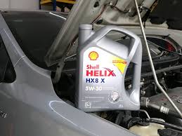 Shell helix ultra 5w30 5 liter bottle, 1 box contain 3 pcs total liters = 15. New Shell Helix Hx8 Fully Synthetic Engine Oil From Rm165 Carsifu