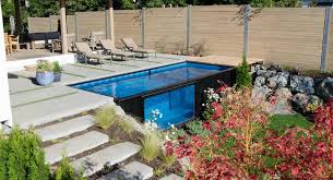 Modpools Are Portable Swimming Pools Made Out Shipping Containers Fatherly Backyard Pool Landscaping Swimming Pools Backyard Container Pool