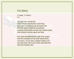 I'm so sorry, i truly care, this short poem, i'd like to share. Apologized Quotes Quotesgram