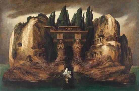 Toteninsel, island of the dead Painting by Celestial Images - Fine Art  America