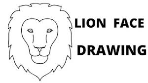 The top of the muzzle will be a little longer than. How To Draw A Face Of Lion Herunterladen
