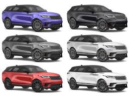 2018 Land Rover Range Rover Velar All Colors 3d Model