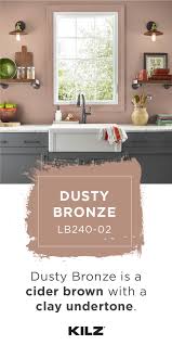 Kilz Complete Coat Paint Primer In One In Dusty Bronze Brings A Cozy Style To These Moder Modern Light Fixtures Painting Light Fixtures Interior Wall Design