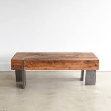 The minimalist aesthetic of this trendy coffee table undoubtedly makes it timeless. Modern Reclaimed Wood Coffee Table What We Make